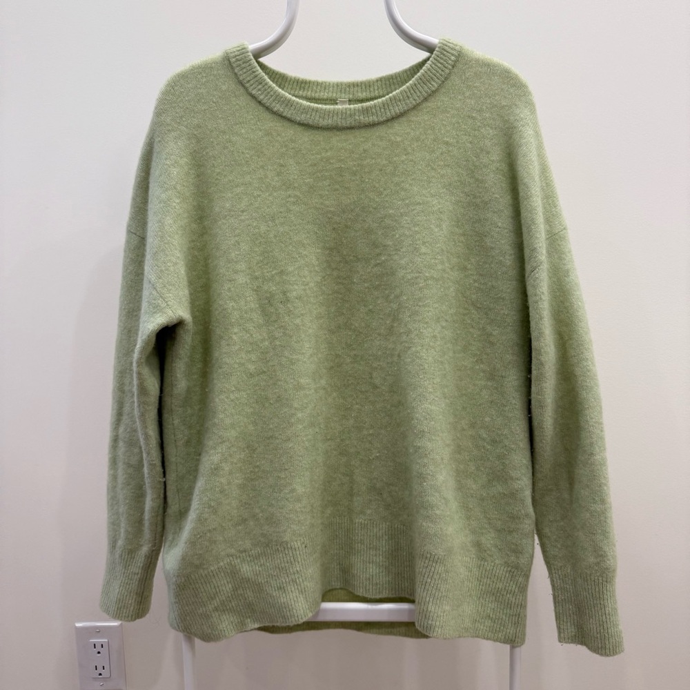 The Group Babaton Thurlow Sweater M Green Merino Wool blend - Picture 1 of 11